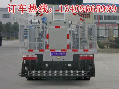 廠家直銷東風6-7立方瀝青灑布車 可免購置稅 橡膠瀝青灑布車