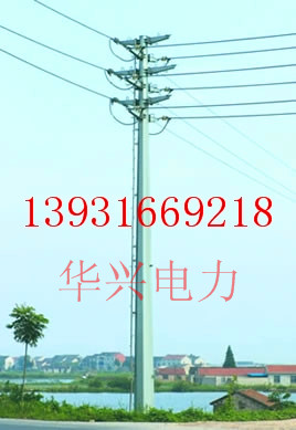 鋼桿廠家批量供應(yīng)甘肅10KV電力鋼桿、鋼管塔、鋼管桿