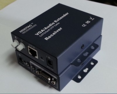 浩泰 200米VGA延長(zhǎng)器-接收器，防雷防浪涌 RJ45轉(zhuǎn)VGA轉(zhuǎn)換設(shè)備 VGA