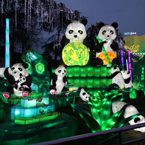彩燈 自然風(fēng)景區(qū) 城市廣場 開封紅燈籠彩燈制作