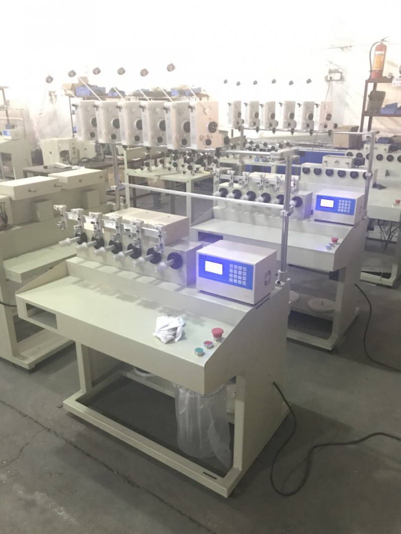 六軸臺式精密排線繞線機 無刷電機定子繞線 WDT-06自動包膠機   全自動繞線機廠家
