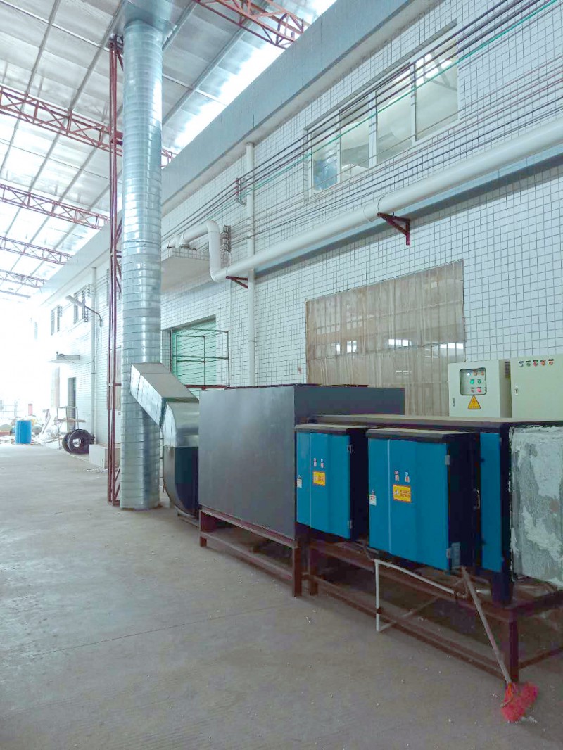 廣東訊達電梯有限公司等離子凈化器案例--萬凱環保 廢氣處理設備