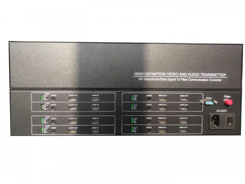 16路HDMI光端機,16路HDMI視頻信號，帶16路音頻信號