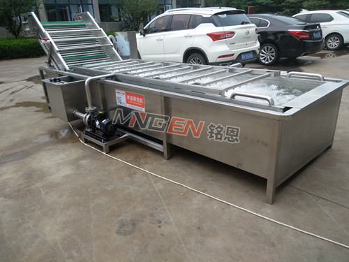 全自動玉米氣泡連續清洗機_玉米生產線