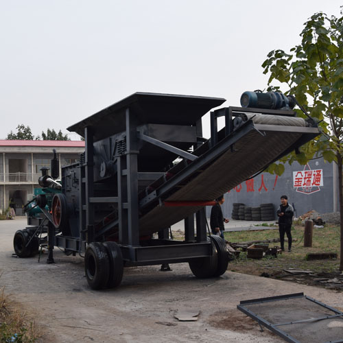 移動破碎機 建筑垃圾粉碎機 大型錘式石料破碎機