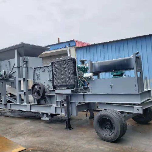 移動破碎機 石料粉碎設備牽引式中碎機破碎機