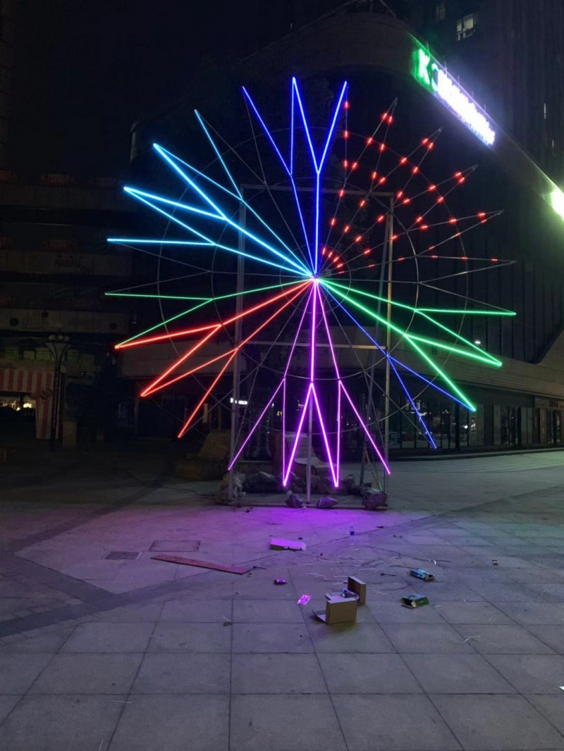 藝術(shù)景觀燈不銹鋼造型燈 夢幻燈光節(jié)出租