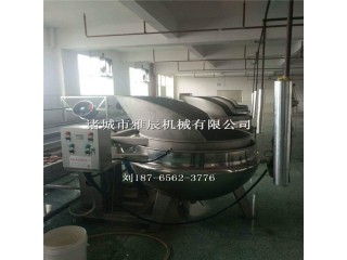 全自動(dòng)鹵煮豆干夾層鍋，自動(dòng)翻籃出料夾層鍋，醬驢肉電加熱鹵煮鍋，火鍋底料攪拌炒鍋