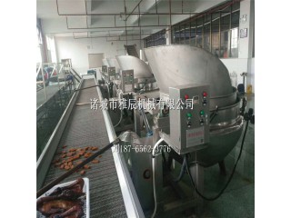 自動出料夾層鍋，蒸汽夾層鍋，雞爪鹵煮鍋，電加熱殺菌鍋，全自動醬料攪拌炒鍋