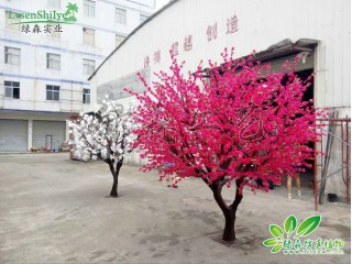 仿真桃花樹   廠家直銷   沈陽仿真植物生產廠家