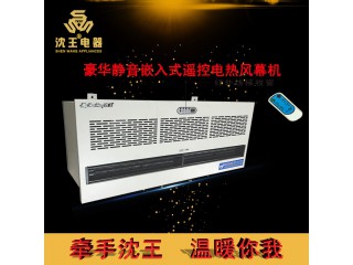 廠家直銷 豪華靜音嵌入式遙控電熱風(fēng)幕機 可定制多規(guī)格電熱風(fēng)幕機批發(fā)