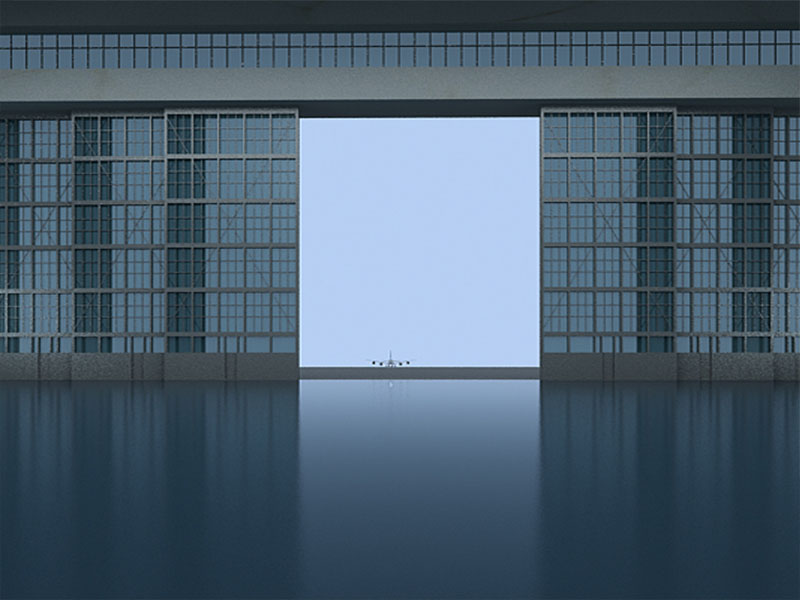 推拉式機(jī)庫(kù)門3