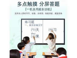 Dazs高銳65英寸教學(xué)觸摸一體機(jī)內(nèi)置攝像頭交互式電子白板廠家直銷(xiāo)