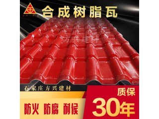 純ASA合成樹脂瓦、質保30年，產品通過認證，別墅瓦，屋面瓦，可定制廠家直銷