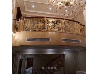 別墅裝修歐式樓梯 銅雕刻樓梯是一個很好的選擇