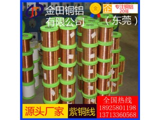 綿陽t6紫銅線-t2抗折彎紫銅線，高純度t5紫銅線