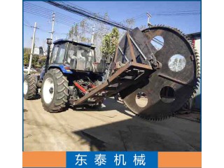安徽柴油機帶新款盤式管道開溝機