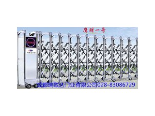成都電動自動門鋼質門鐵藝門車牌識別轉閘伸縮門上門改造安裝維修