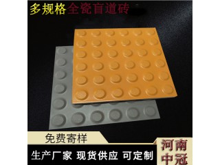合肥盲道磚實(shí)體廠家 供應(yīng)條紋引行盲道磚 J